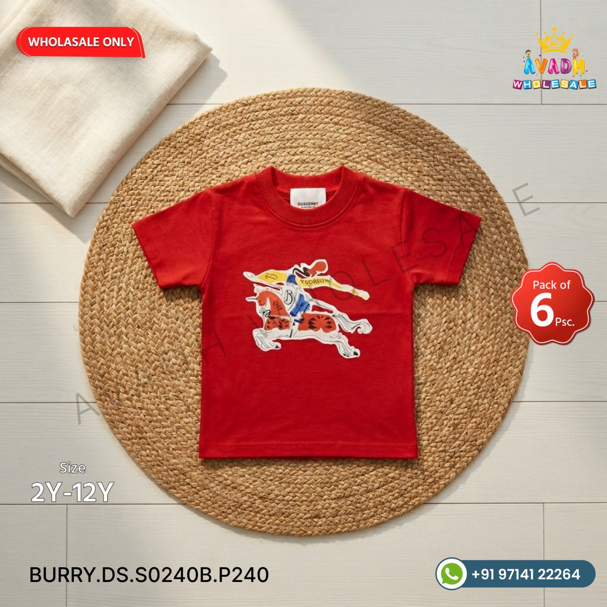 Kids Printed Cotton T-Shirt