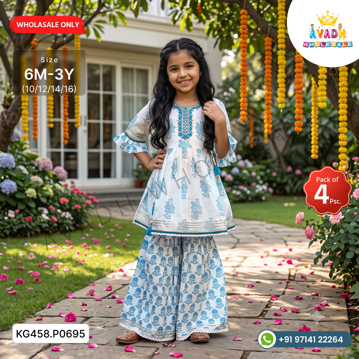 Festive Cotton Dress Set