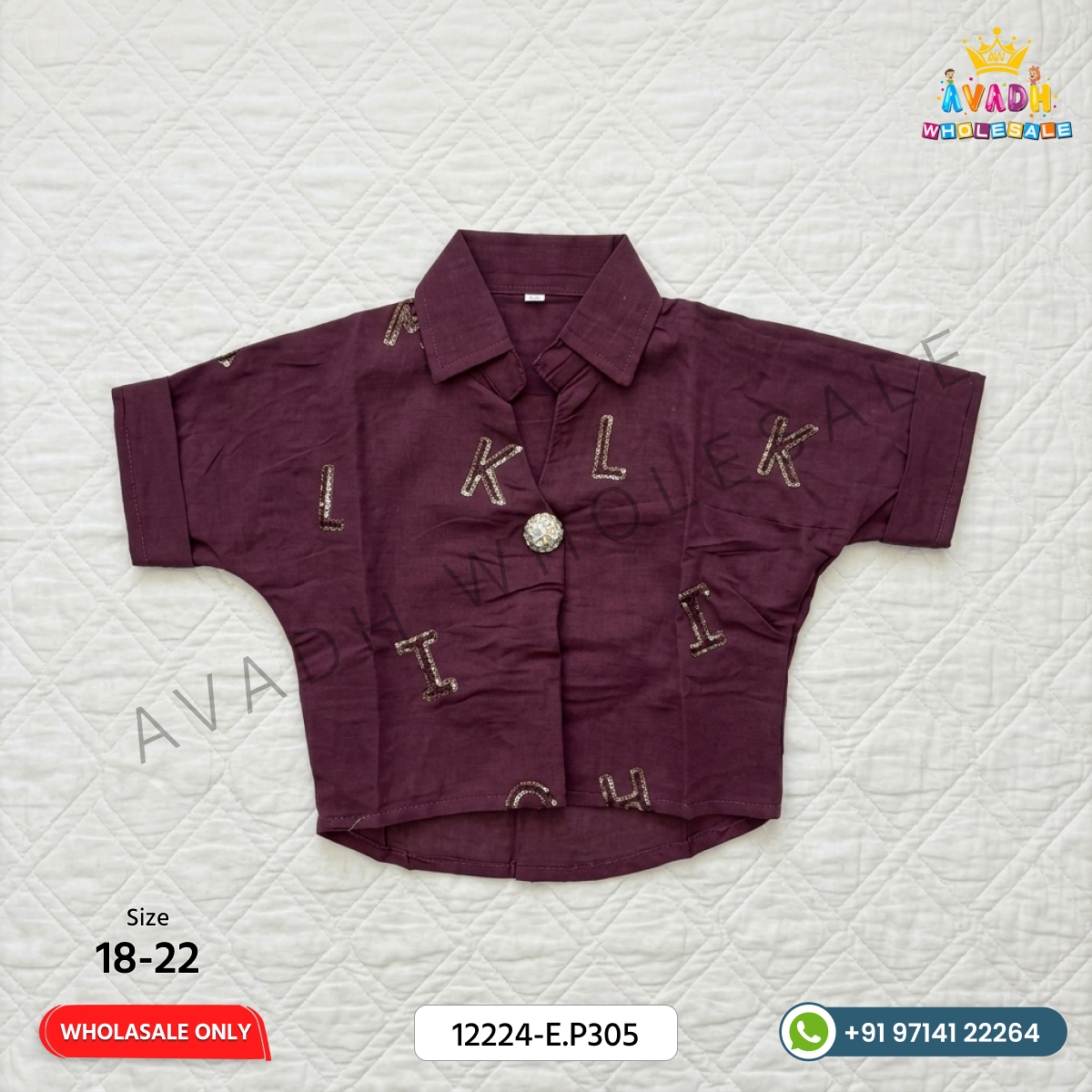 Girls Fancy Designer Shirt Top